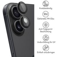 imoshion 2er-Pack Objektivschutz für Kamera für das Apple iPhone 17 / 16 / 16 Plus - Schwarz