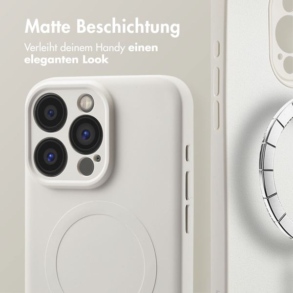 imoshion Color Back Cover mit MagSafe Apple iPhone 15 Pro Max - Beige