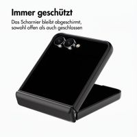 Accezz Color Backcover mit MagSafe und Ringständer Samsung Galaxy Z Flip 8 - Schwarz