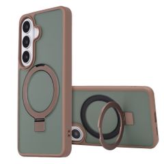 Accezz Ring Stand Backcover mit MagSafe Samsung Galaxy S26 - Braun