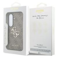 Guess 4G Metal Logo Back Cover Samsung Galaxy S26 - Braun