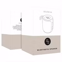 Selencia AquaPlay Bluetooth-Lautsprecher - Drahtloser Lautsprecher - Wasserdicht - Bordeaux