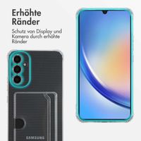 imoshion Soft Case Back Cover mit Kartenhalter Samsung Galaxy A34 (5G) - Transparent