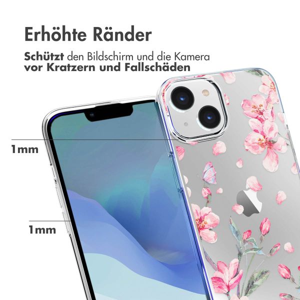 imoshion Design Hülle iPhone 14 - Blossom Watercolor