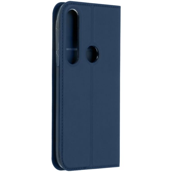 Dux Ducis Slim TPU Klapphülle Dunkelblau für das Motorola Moto G8 Plus