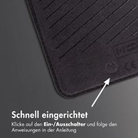 Accezz Magnetische Leder-Wallet mit Standfunktion - Geeignet für Apple Find My - Onyx Black