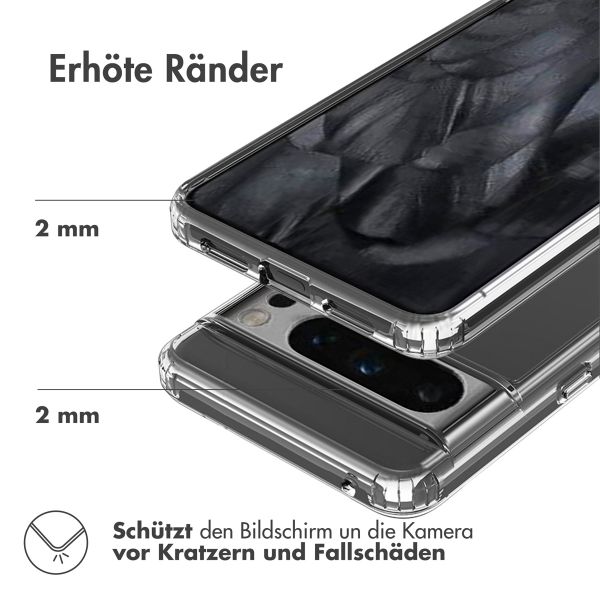 Accezz Xtreme Impact Case für das Google Pixel 8 Pro - Transparent