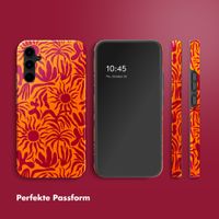 Selencia Vivid Back Cover Samsung Galaxy A34 (5G) - Tropical Vibes Apricot
