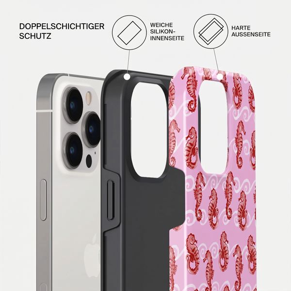 Burga Tough Back Cover MagSafe Apple iPhone 14 Pro - Coral Reef