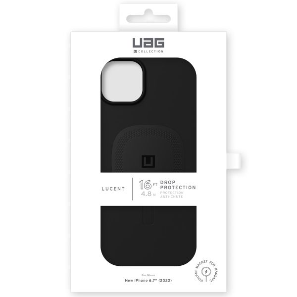 UAG Lucent 2.0 Backcover MagSafe für das iPhone 14 Plus - Schwarz