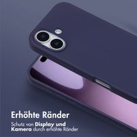 Selencia SilikonHülle mit abnehmbarem Band Apple iPhone 17 - Dunkelblau