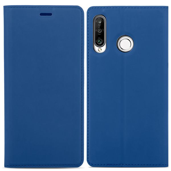 imoshion Slim Folio Klapphülle Huawei P30 Lite - Dunkelblau