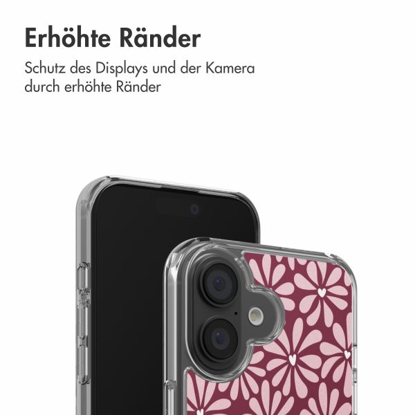 imoshion Design Hülle Apple iPhone 16 - Bloom Love Blush