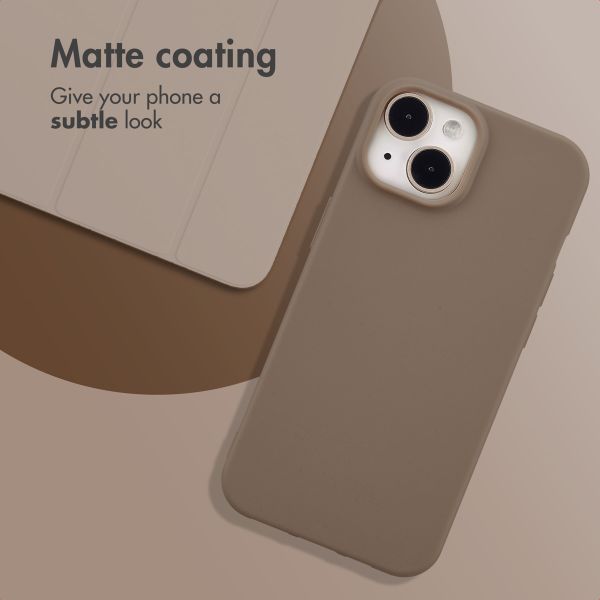 imoshion TPU Color Cover Apple iPhone 15 - Braun