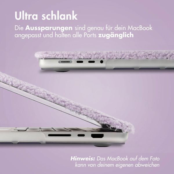 imoshion Teddy Hard Cover Apple MacBook Pro 14 Zoll (2021 / 2023 M3 chip / 2024 M4 chip / 2025 M5 chip) - Lavender Lilac