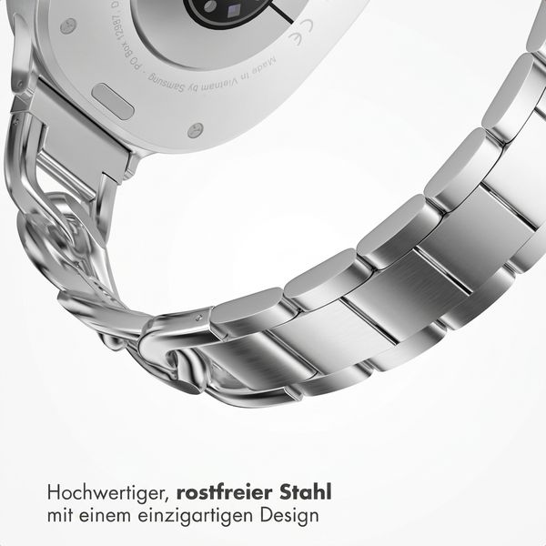 Selencia Chain Armband -   Universelle 18 mm Anschluss - Silber