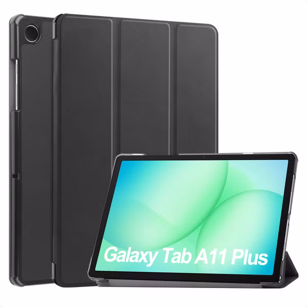 Accezz Trifold Klapphülle Samsung Galaxy Tab A11 Plus - Schwarz