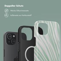 Selencia Vivid Rückabdeckung mit MagSafe Apple iPhone 15 - Nature Grayed Jade