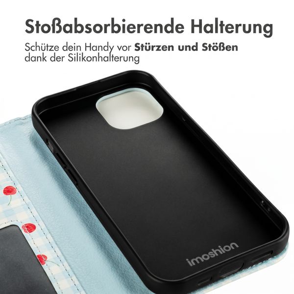 imoshion Design Klapphülle Apple iPhone 13 - Cherry Check