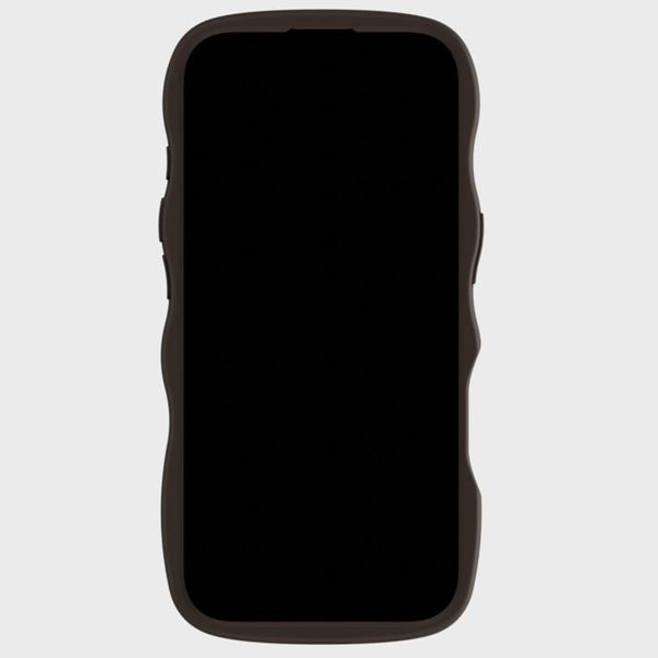 Holdit Wavy Case für das Apple iPhone 16 Pro - Chocolate