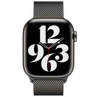 Apple Mailänder Fitness-Armband für das  Apple Watch Series 1 t/m 9 / SE (38/40/41 mm) | Series 10 / 11 (42 mm) - Graphite