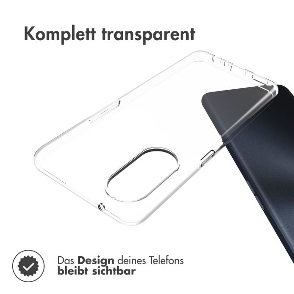 Accezz TPU Clear Cover für das Oppo Reno 8T (4G) - Transparent