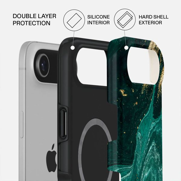 Burga Tough Back Cover MagSafe Apple iPhone Air - Emerald Pool