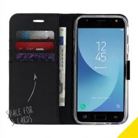Accezz Wallet TPU Klapphülle Samsung Galaxy J3 (2017) - Schwarz