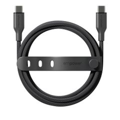 Empower by PanzerGlass Racing USB-C-zu-USB-C Kabel - 60W - 2 Meter - Space Black