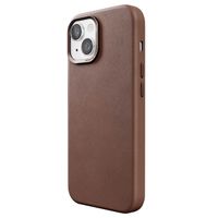 Woodcessories Bio Leather Case MagSafe Apple iPhone 15 - Braun