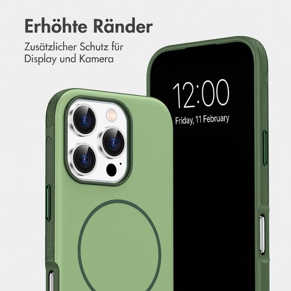 imoshion Color Backcover mit Thin MagSafe Ring Apple iPhone 16 Pro - Dunkelgrün