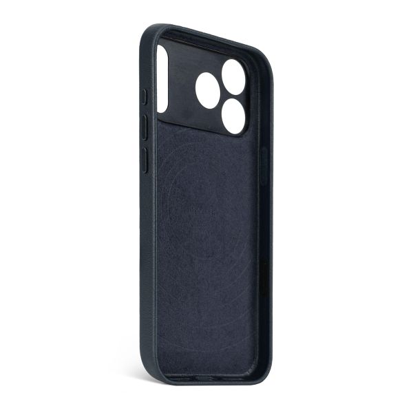 Decoded Leather Backcover MagSafe Apple iPhone 17 Pro Max - Navy Shadow