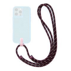 Callbuddy Lanyard - Cross Body Handyband - Burgundy Pink