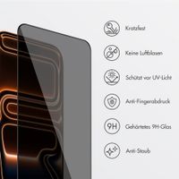 Accezz Sichtschutz-Schutzglas mit Applikator Apple iPhone 17 Pro Max