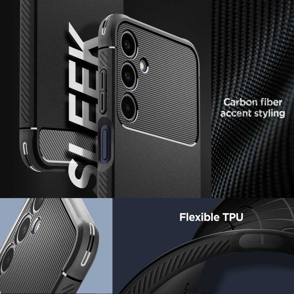 Spigen Rugged Armor™ Case für das Samsung Galaxy A25 (5G) - Matte Black