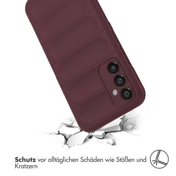 imoshion EasyGrip Back Cover für das Samsung Galaxy A34 (5G) - Aubergine