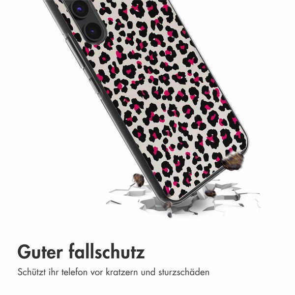 imoshion Design Hülle Samsung Galaxy A54 (5G) - Leopard Pink