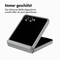 Accezz Color Backcover mit MagSafe und Ringständer Samsung Galaxy Z Flip 8 - Grau