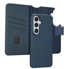 Accezz 2-in-1 Klapphülle aus Leder mit MagSafe Samsung Galaxy S26 - Nightfall Blue