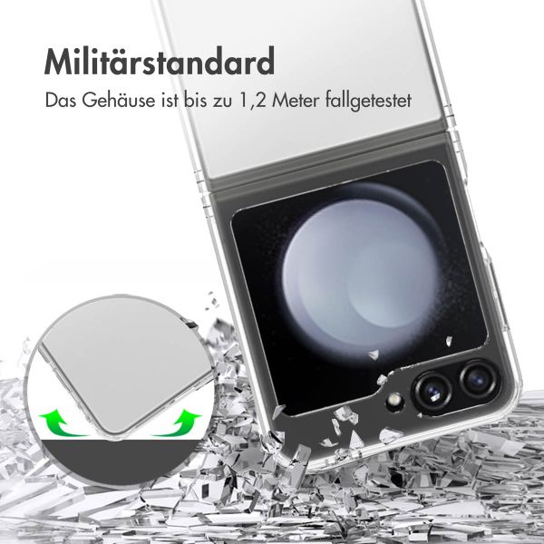 Accezz Xtreme Impact Backcover für das Samsung Galaxy Z Flip 6 - Transparent