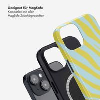 Selencia Vivid Rückabdeckung mit MagSafe Apple iPhone 14 - Zebra Winter Sky Titanium Yellow