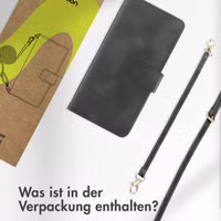 imoshion Klapphülle mit Kordel für das Samsung Galaxy A56 - Schwarz