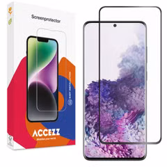 Accezz Full Cover Screen Protector aus gehärtetem Glas Samsung Galaxy S20 Plus