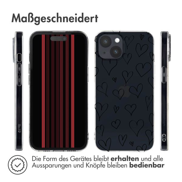 imoshion Design Hülle Apple iPhone 15 - Hearts