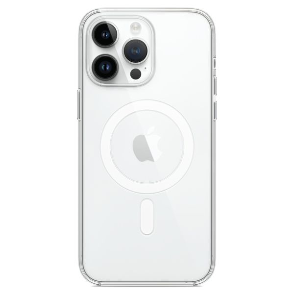 Apple Clearcase für das Apple iPhone 14 Pro Max + Apple MagSafe kabelloses Ladegerät 25 W - 1 Meter
