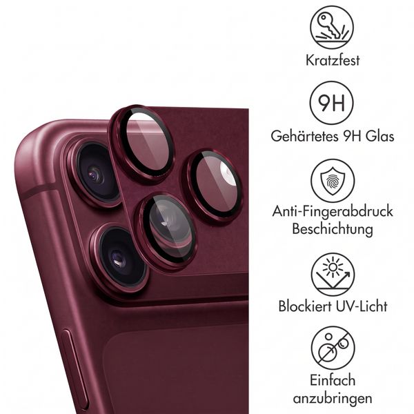 imoshion Kameraschutz Glas 2er-Pack Apple iPhone 18 Pro / 17 Pro - Plum