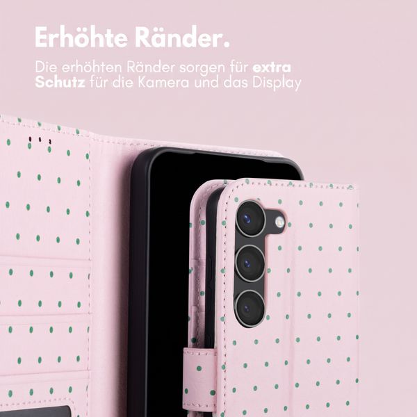 imoshion Design Klapphülle Samsung Galaxy S23 - Happy Dots