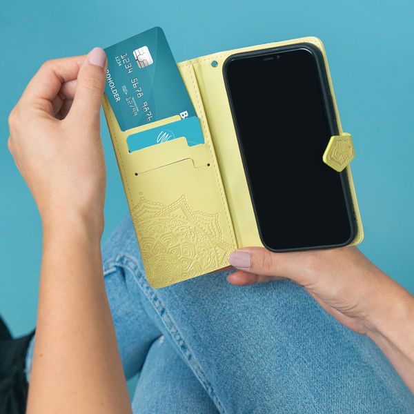 imoshion Mandala Klapphülle Samsung Galaxy A72 - Gelb