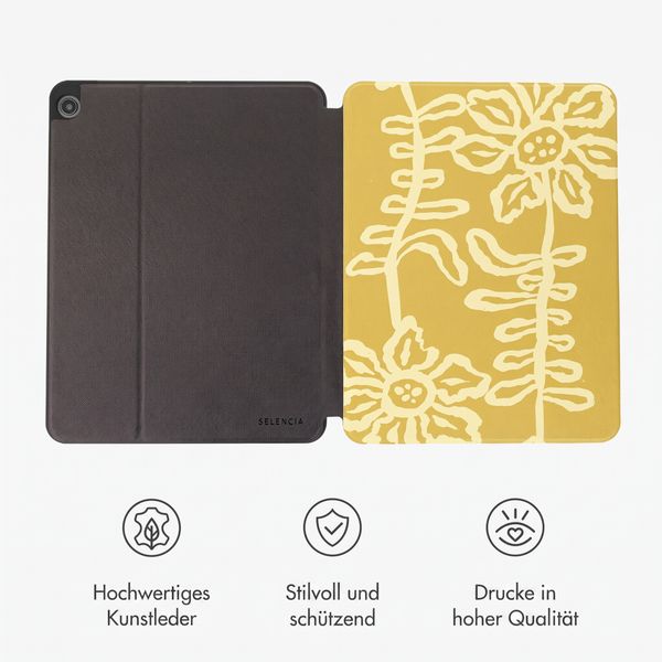 Selencia Vivid Klapphülle Samsung Galaxy Tab A11 Plus / A9 Plus - Chalky Bloom