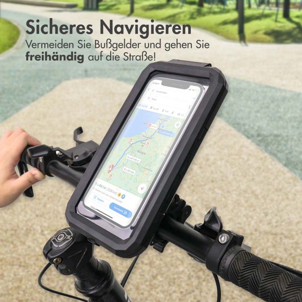 imoshion Premium-Fahrradhalter spritzwassergeschützt - stabile Gehäuse - Schwarz